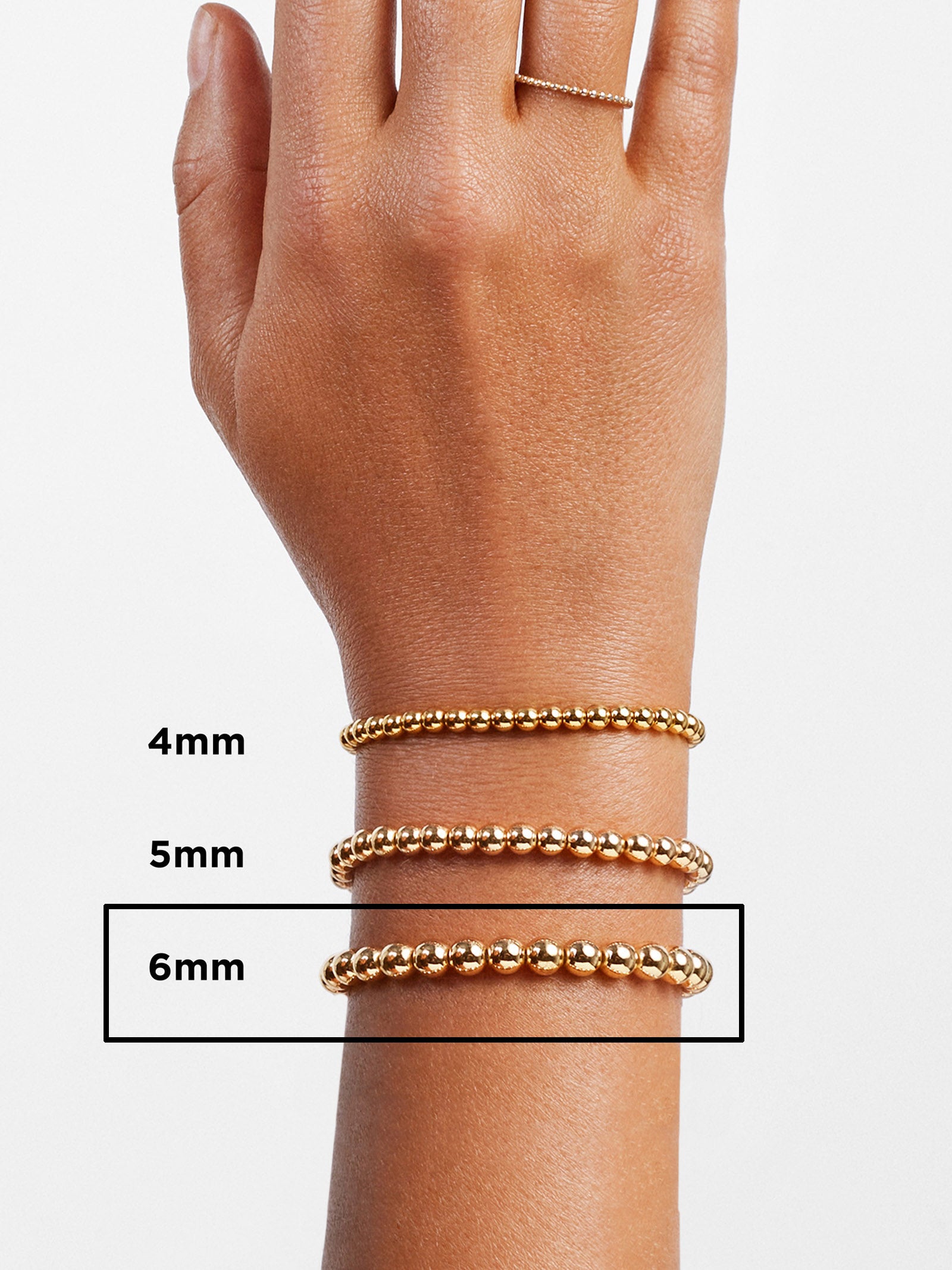 Initial Pisa Beaded Bracelet - White - Image 27