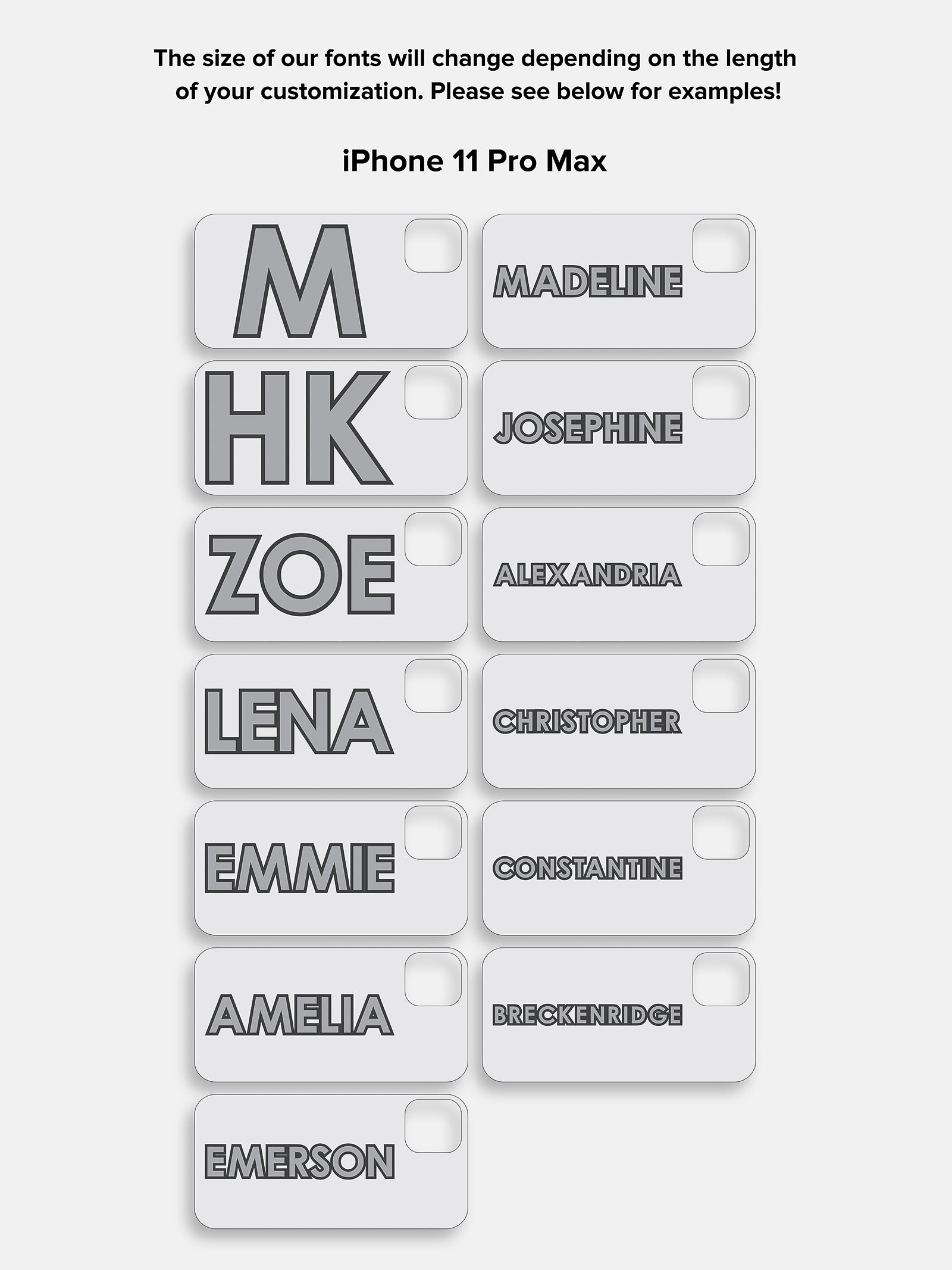 Block Font Custom iPhone Case - Lavender/White - Image 8