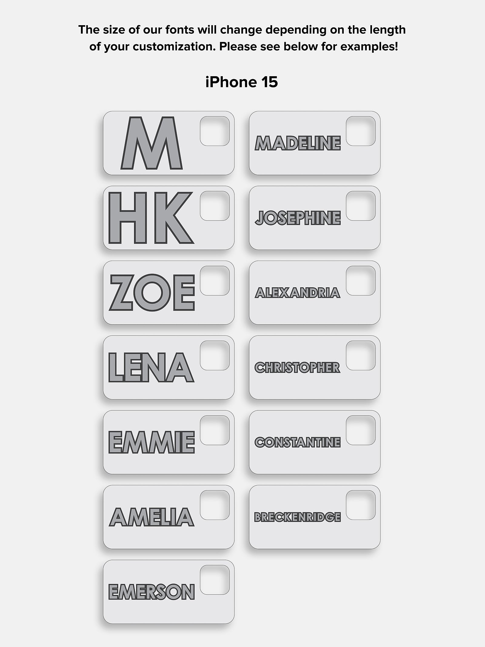 Block Font Custom iPhone Case - Lavender/White - Image 21