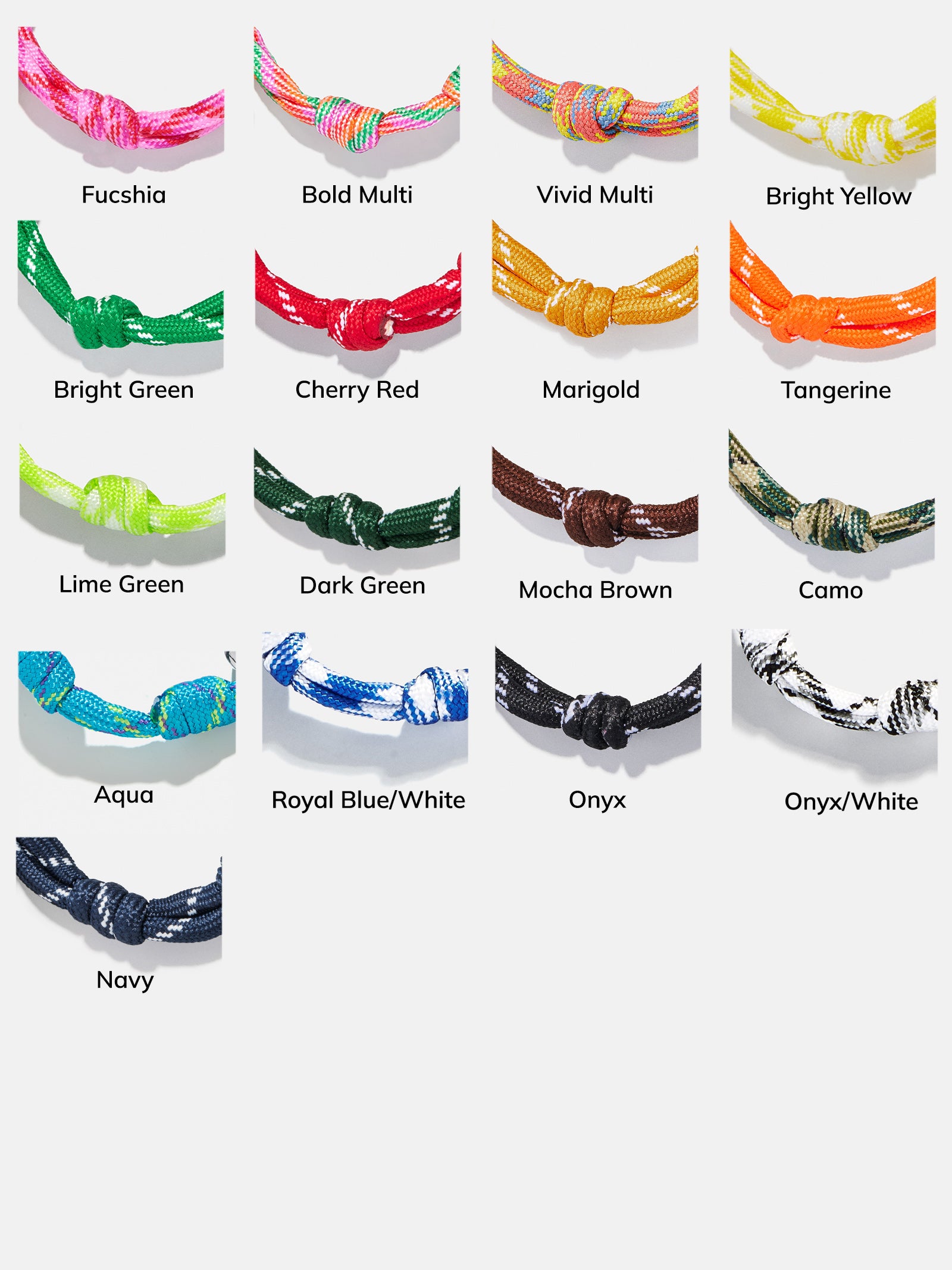 Knotty Initial Bracelet - Tangerine - Image 4