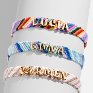 Woven Kids' Custom Friendship Bracelet - Multi Stripe