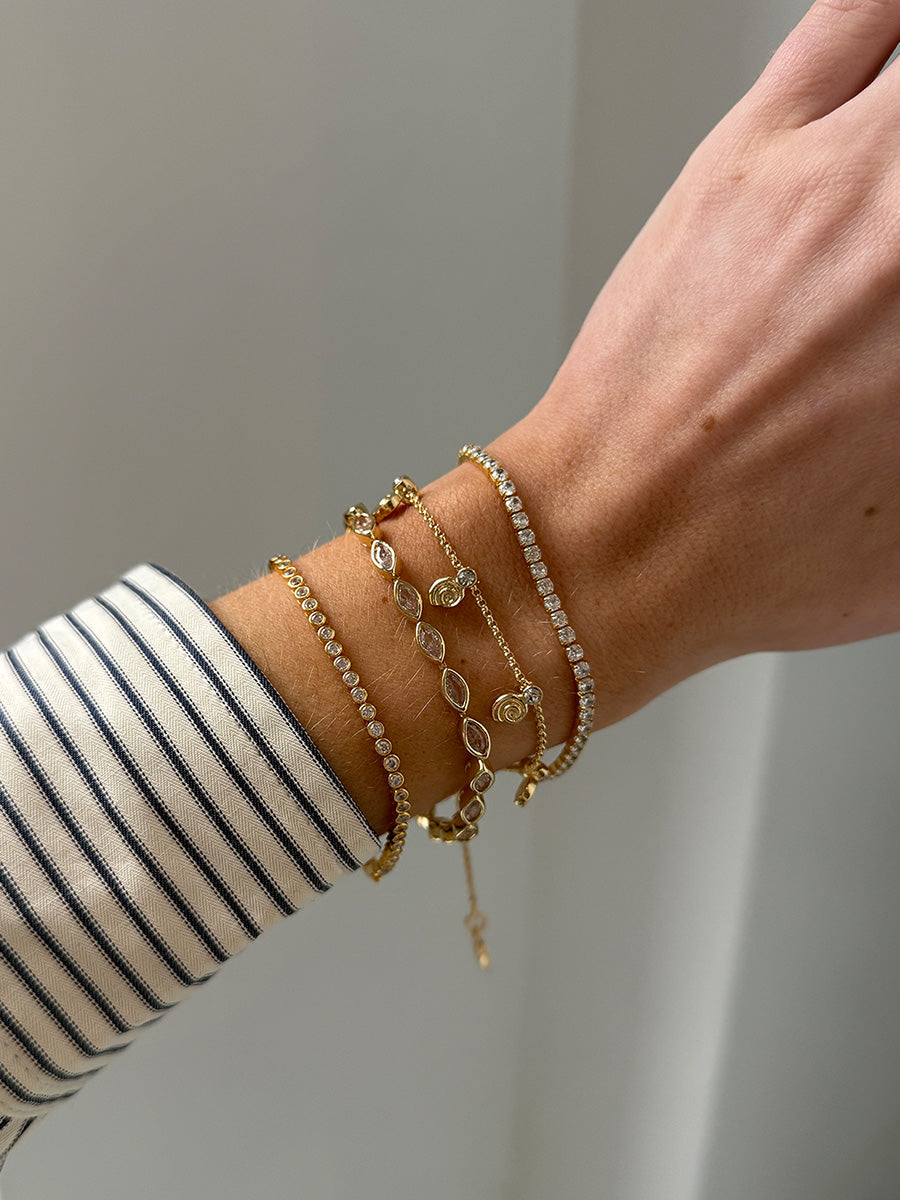 Pacifica Seashell Bracelet - Gold/Pav?? - Image 2